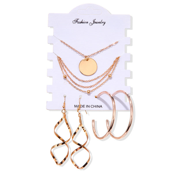 Women's Earrings Set Tassel Pearl Earrings For Women Bohemian Fashion Jewelry 2020 Geometric kolczyki Hoop Earings