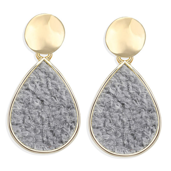 17KM New Vintage Earrings 2020 Geometric Shell Earrings For Women Girl BOHO Resin Drop Earrings Brincos Fashion Tortoise Jewelry