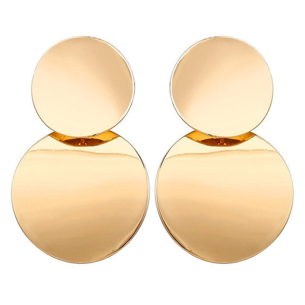 17KM New Vintage Earrings 2020 Geometric Shell Earrings For Women Girl BOHO Resin Drop Earrings Brincos Fashion Tortoise Jewelry