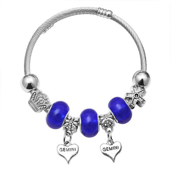 ZOSHI Pink Crystal Charm Silver Color Bracelets & Bangles for Women With Aliexpress Murano Beads Silver Bracelet Femme Jewelry