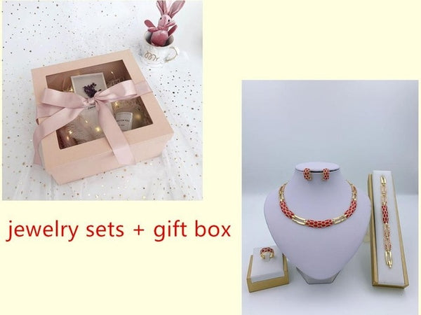 Liffly Women Dubai Jewelry Sets Luxury Bridal Nigerian Wedding African Beads Jewelry Set Costume New Design