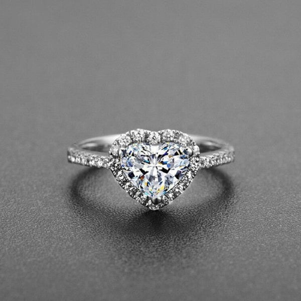 New Trendy Crystal  Engagement Claws Design Hot Sale Rings For Women AAA White Zircon Cubic elegant rings Female Wedding Jewelry