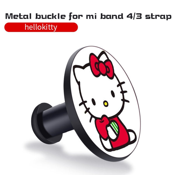 Para alça Xiaomi Mi Band 4/3 Fivela de metal pulseira de silicone miband 3 acessórios pulseira Miband 4 faixa de relógio Avenger