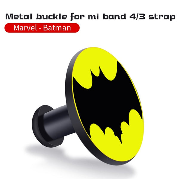 Para alça Xiaomi Mi Band 4/3 Fivela de metal pulseira de silicone miband 3 acessórios pulseira Miband 4 faixa de relógio Avenger