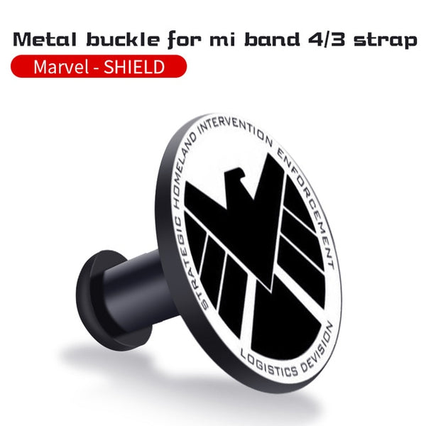 Para alça Xiaomi Mi Band 4/3 Fivela de metal pulseira de silicone miband 3 acessórios pulseira Miband 4 faixa de relógio Avenger