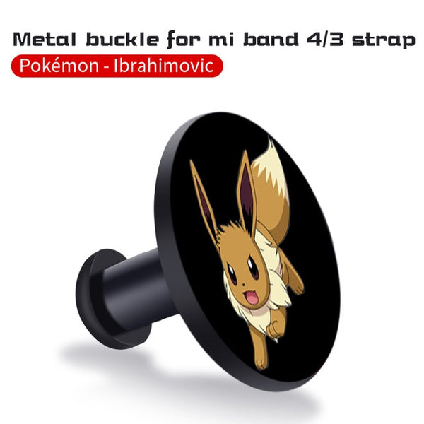 Para alça Xiaomi Mi Band 4/3 Fivela de metal pulseira de silicone miband 3 acessórios pulseira Miband 4 faixa de relógio Avenger