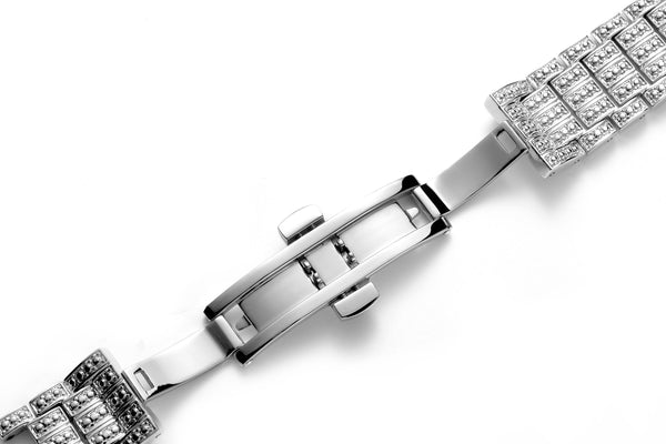 PB Women Watches Starry Sky Dial Rhinestone Watch Women Silver Crystal Chain Strap Waterproof Quartz Luxury Brand Reloj Mujer