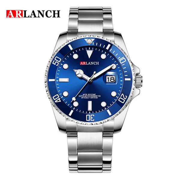 2020 Rolexable Top Brand Luxury Golden Watch Men Sports Waterproof Date Stainless Steel Wristwatches For Man Relogio Masculino