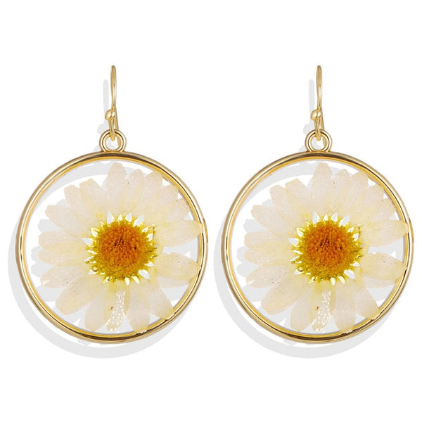 17KM New Vintage Earrings 2020 Geometric Shell Earrings For Women Girl BOHO Resin Drop Earrings Brincos Fashion Tortoise Jewelry