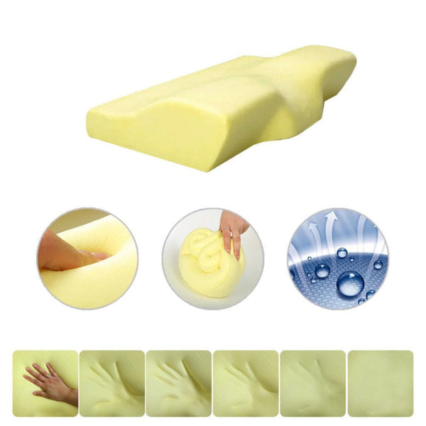 Butterfly Shaped Bedding Pillows Memory Foam Pillow Cervical Orthopedic Neck Pillow Health Care Slow Rebound Sleeping Pillows